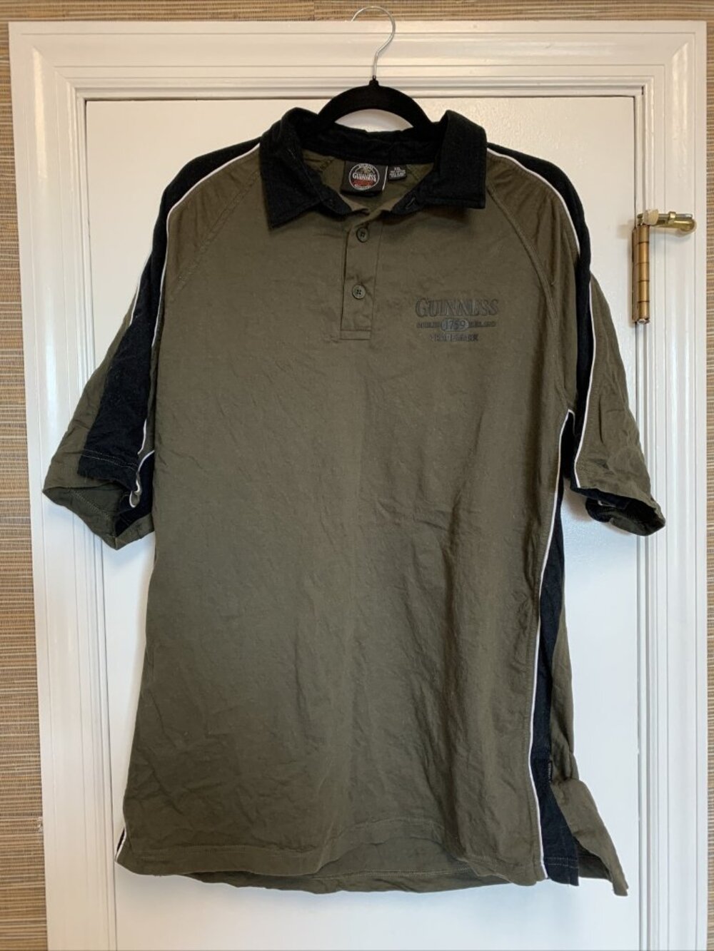 Guinness Dublin Ireland Collared Green Black XXL St. Patrick’s Day Shirt
